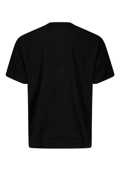 T-shirt con logo stampato in nero Comme des Garçons Homme - uomo COMME DES GARCONS HOMME | HOT1011